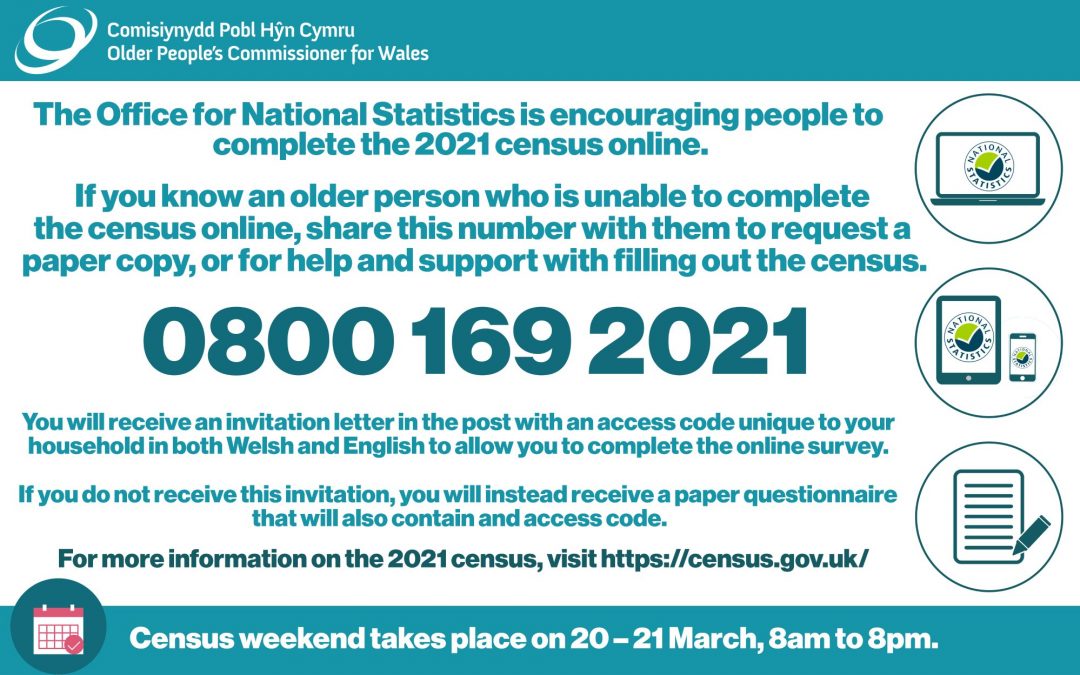 Help for older people with the 2021 census
